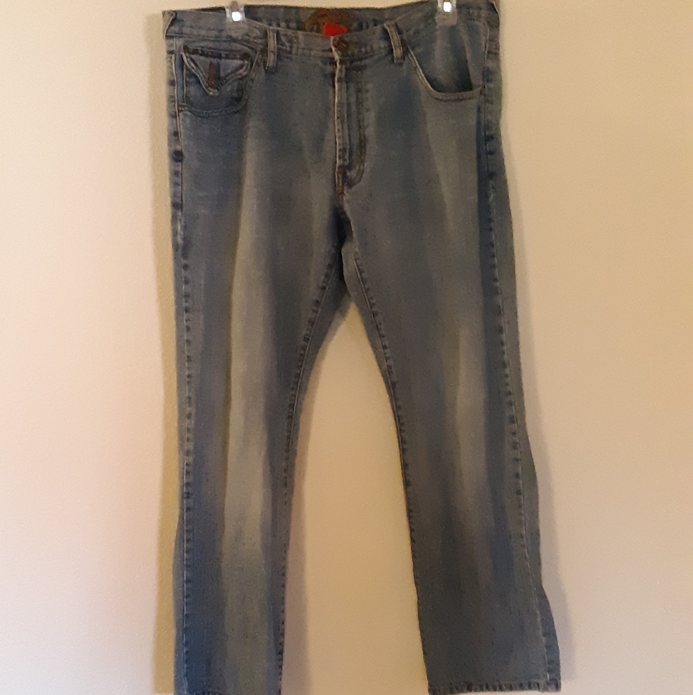 Request jeans, 40" or approx 18W, GUC, straight